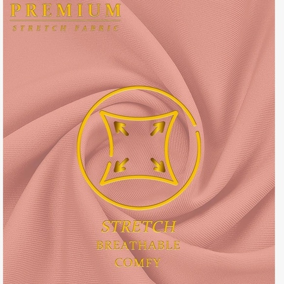 Hybrid & Company Women's Pencil Skirt Premium Ponte Stretch Above Knee Side Slit - Picture 6 of 6